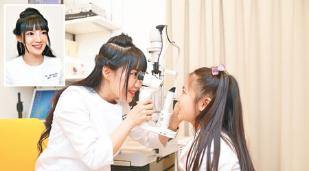 專治眼部疾病的愛新覺羅維（左上圖），擅長中、英、日三語與病人交談。