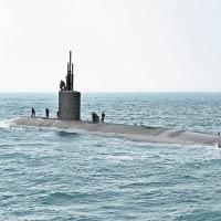 美國海軍潛艇與日本進行聯合軍演。（互聯網圖片）