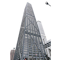 事發的摩天大廈位於芝加哥。 （美聯社圖片）