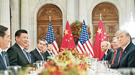 中美元首曾在阿根廷會晤。（美聯社圖片）