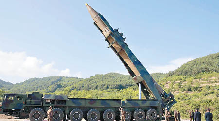 北韓近年多次試射洲際導彈。（美聯社圖片）