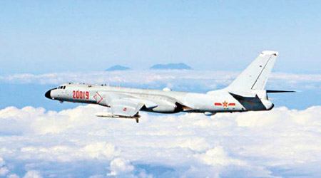 中國軍機曾飛南韓防空識別區。（互聯網圖片）