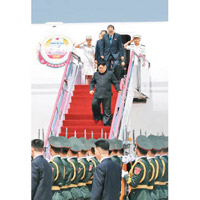 金正恩曾乘坐專機出訪中國。
