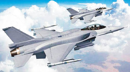 台灣向美方提出購買F16V戰機。（互聯網圖片）