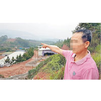 張姓村民擔心污水會流入東江流域。