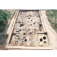 黃泗浦遺址內存有不少唐代文物。