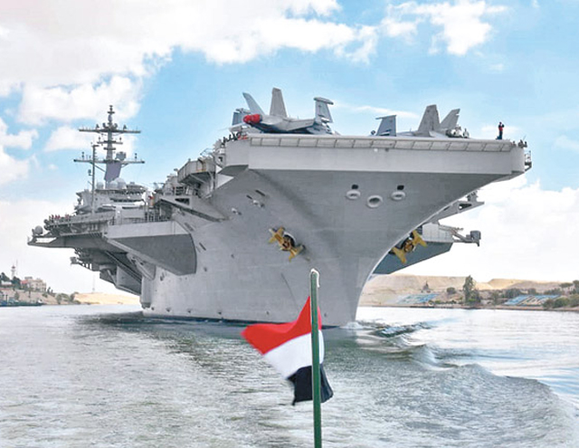兩棲艦愛國者導彈增援 美海陸空懾伊朗