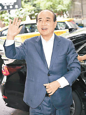 王金平表示收到郭台銘提前通知。
