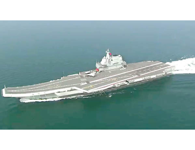 北京遏制台獨勢雙航母夾擊