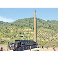 北韓過去曾試射洲際導彈挑釁。