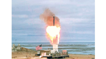 美軍過去試射陸基巡航導彈，或將部署東北亞。