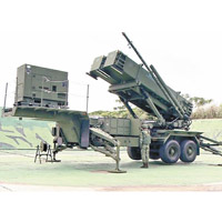 台海緊張，消息指蔡英文視察台軍的防空導彈連（圖）。