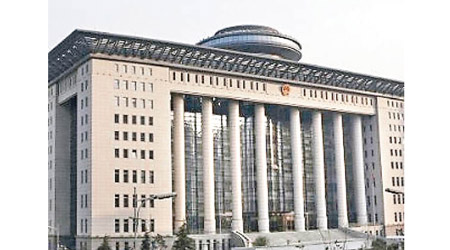 圖為審理案件的陝西省高級人民法院。