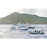 日本海上保安廳船隻常在釣魚島水域巡邏。