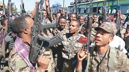 埃塞俄比亞軍事衝突持續。（美聯社圖片）