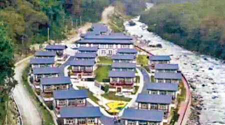 中方早前在與不丹領土爭議的區域建村。