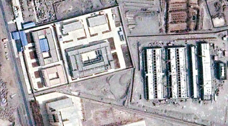 ASPI指新疆新建了大量拘留中心。