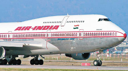 印媒指印度政府非正式通知，禁止該國航空公司搭載中國乘客。