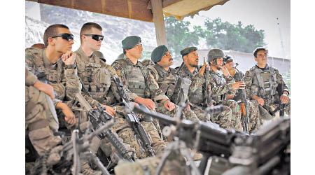 美軍士兵仍在阿富汗駐守。