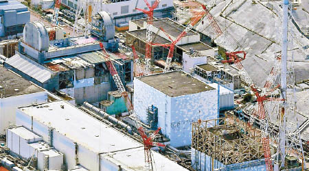 福島核電站機組安全殼內水位下降。