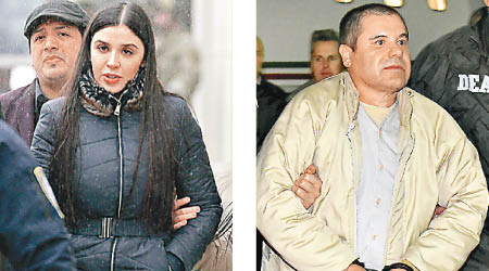 科羅內爾（左圖）被控參與跨國走私販毒，以及協助古茲曼（右圖）在墨西哥越獄。（美聯社圖片）