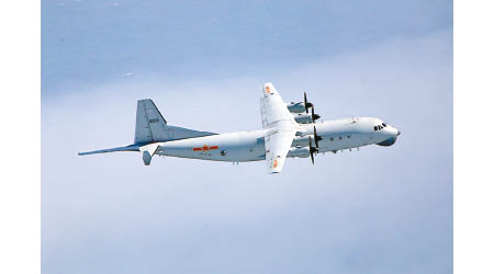 解放軍偵察機多次飛入台灣防空識別區。