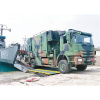 台灣研發的新型雷達車，被揭部署在澎湖。
