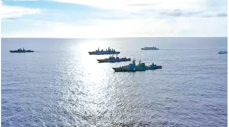 俄羅斯海軍太平洋艦隊首次在太平洋中部舉行演習。