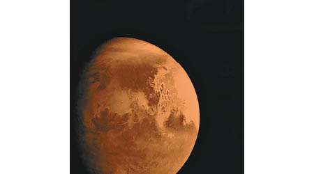 天問一號飛行期間拍攝的首幅火星圖像着色效果圖。
