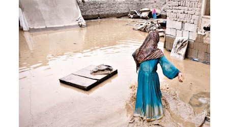 阿富汗東北部暴雨成災。
