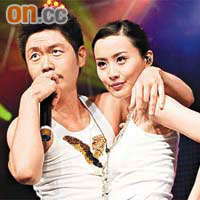 陳法拉與李思捷勁歌熱舞，掀起當晚高潮。