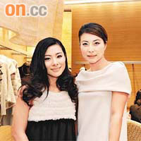劉璇（左）與郭晶晶同是體育界的美女。