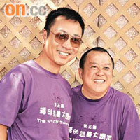 志偉（右）撐祥仔是視帝大熱，但只睇好TVB藝員能攞獎。