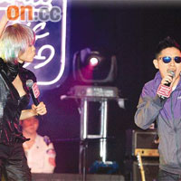 胡杏兒跟MC Jin明目張膽「唱」緋聞男友黃宗澤。