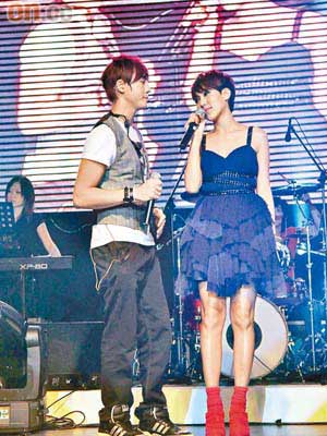 鍾舒漫和陳偉霆首次在馬來西亞開音樂會。