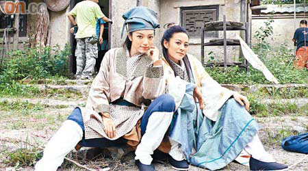 李思欣（左）與江若琳首度合作即成為好朋友。