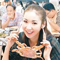 莊思敏表示越南最吸引她的是海鮮。