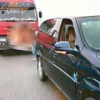 阿Sa昨日在鄭州發生交通意外。