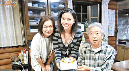 Rachel獲日本人家庭為她慶生日，令這個生日過得特別難忘。