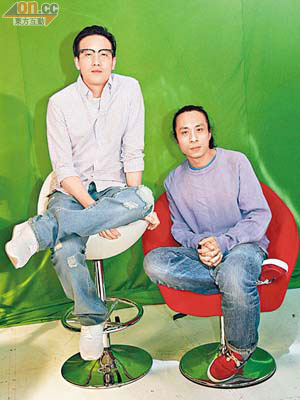 曾國祥（左）和尹志文聯手執導新片。