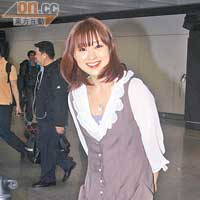 日本ＡＶ女優周防雪子，昨來港出席宣傳活動。