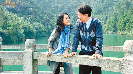 陳奕迅與劉若英結戲緣，兩人同到大姥山拍攝新片。