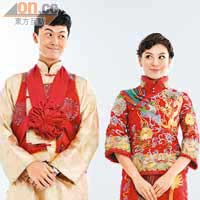 王浩信與江若琳CHOK住拍結婚相，相當搞笑。