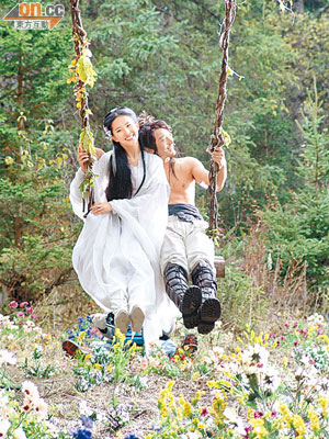 黃曉明與劉亦菲演活《神鵰俠侶》中楊過與小龍女的一段師徒情緣。