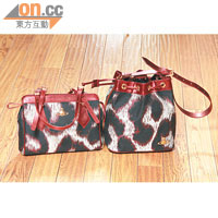 Leopard手袋系列<br>$7,660（左）、$6,630