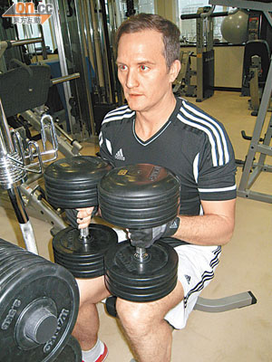 布偉傑自從做gym後，成功瘦了50磅。