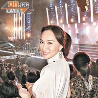 楊崢專程到澳門欣賞SJ的音樂會。
