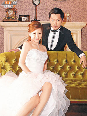 龍年娛圈喜事重重，麥雅緻和張穎康日前便到婚紗店，為11月婚禮做足準備。