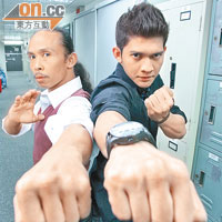 Iko（右）及Yayan（左）誓要打進香港動作電影市場。