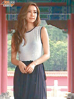 吳雨霏專程飛赴內地拍攝《甄嬛傳》主題曲ＭＶ。